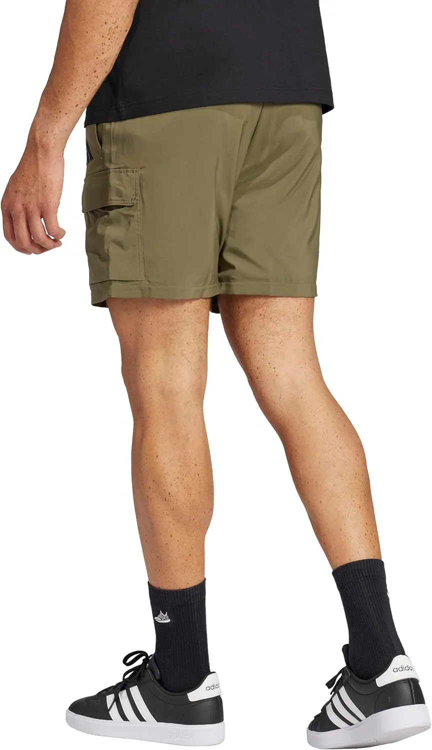 adidas Men's Essentials Small Logo Cargo Chelsea Shorts
