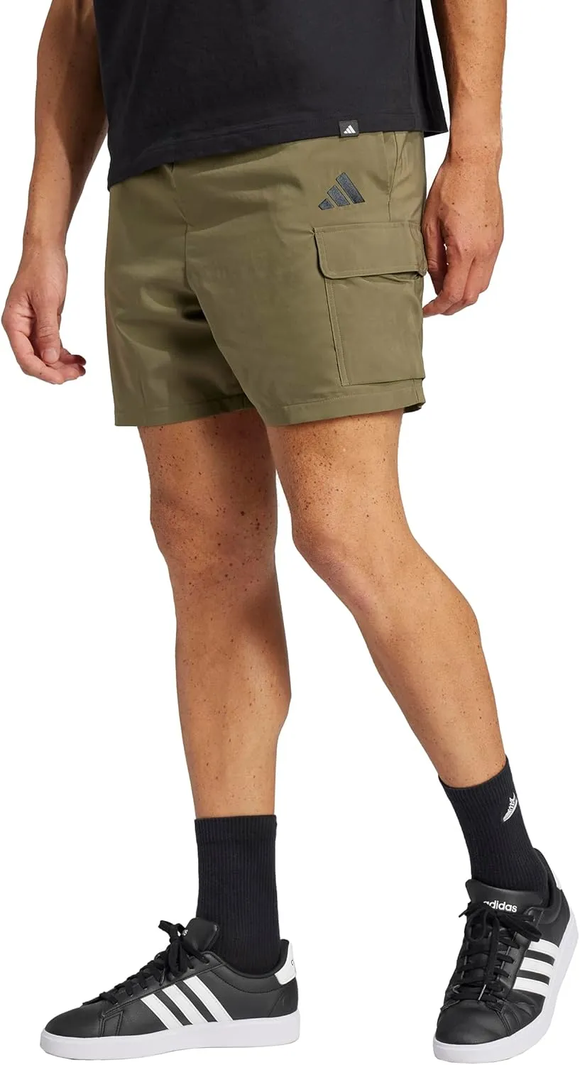 adidas Men's Essentials Small Logo Cargo Chelsea Shorts