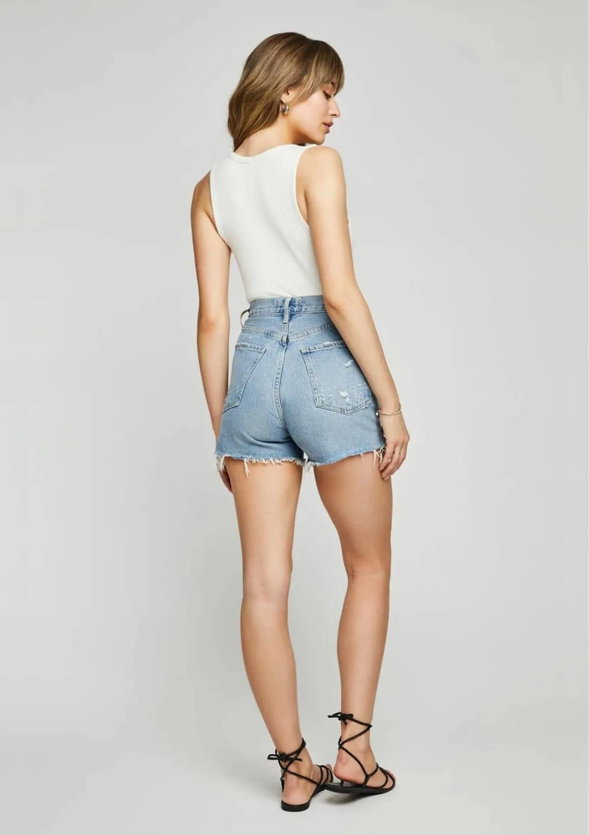 Boscoe V-Neck Tank Top - White