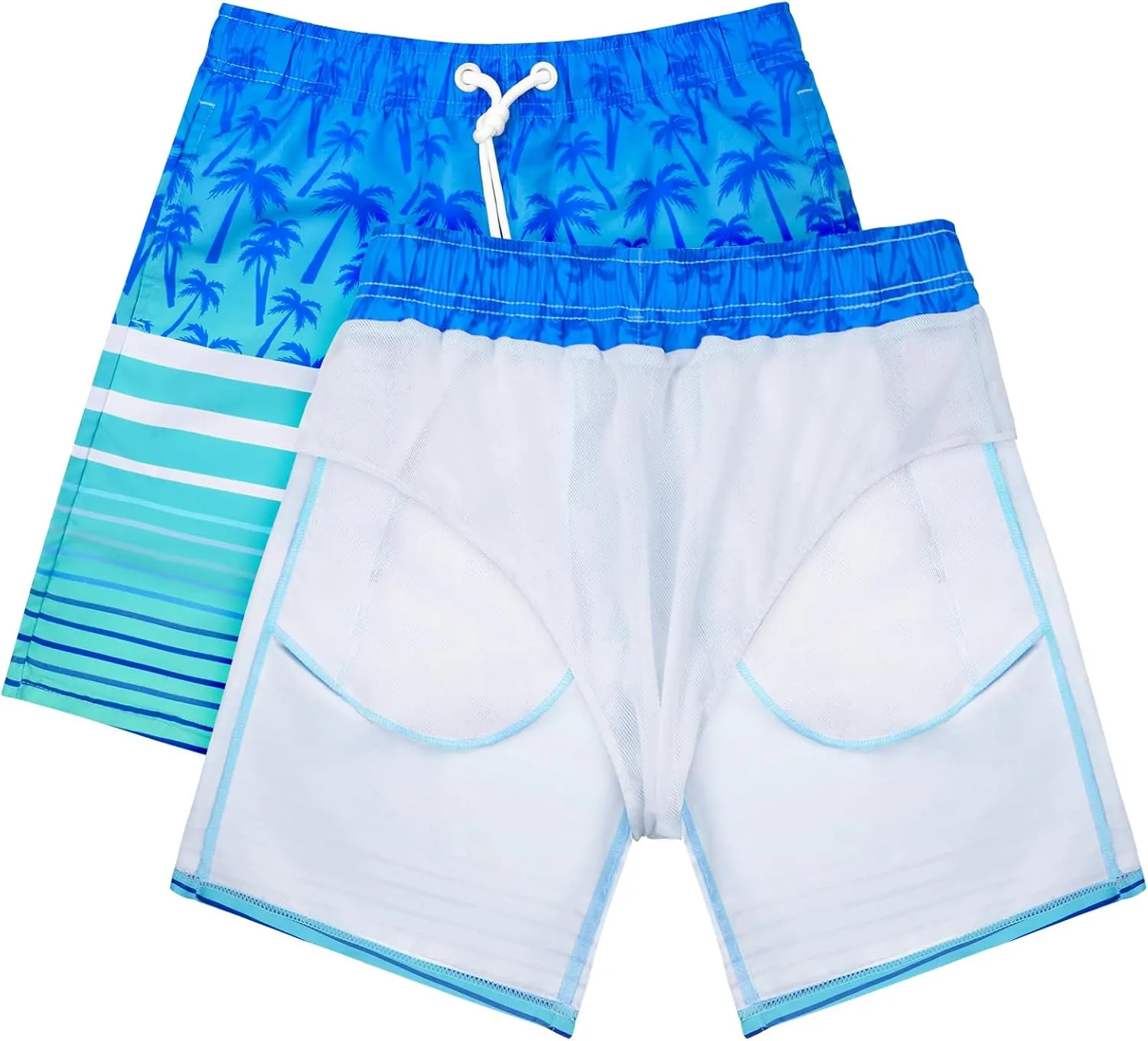 Boys Swim Trunks Board Shorts Teen Boys Swimsuit Quick Dry Swimwear Swimming Shorts Bathing Suit Size 8,10-12,14-16