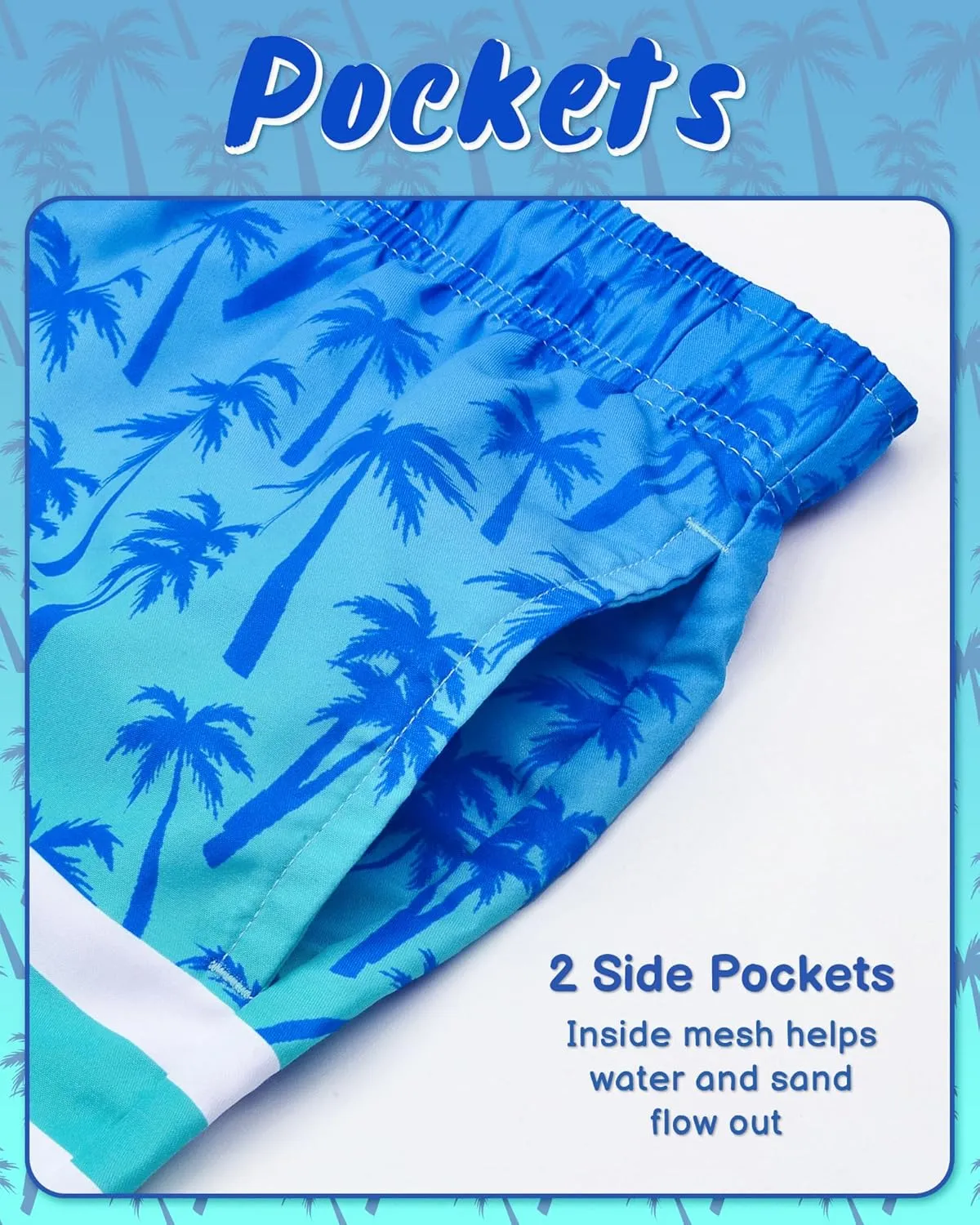 Boys Swim Trunks Board Shorts Teen Boys Swimsuit Quick Dry Swimwear Swimming Shorts Bathing Suit Size 8,10-12,14-16