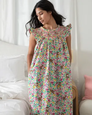 Bunny Trail - Sweet Escape Nightgown - Spring Meadow