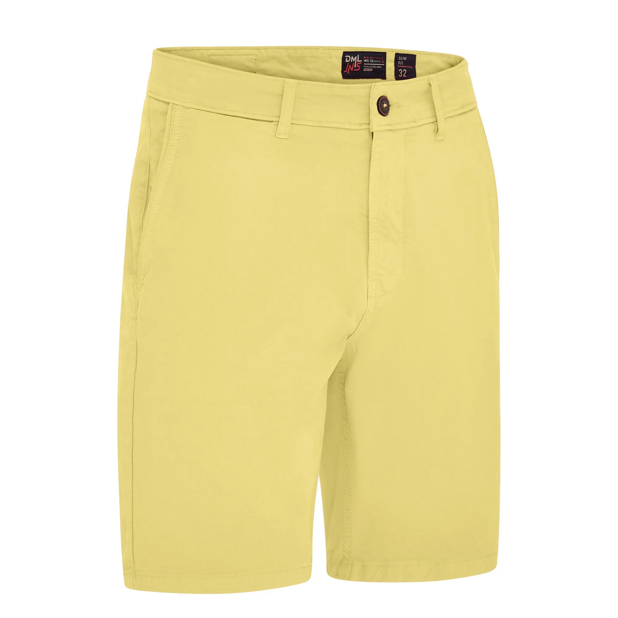 Cross chino short in Lemon