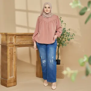Dareen Blouse - Indian red