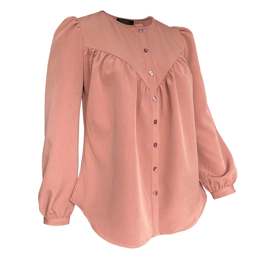 Dareen Blouse - Indian red
