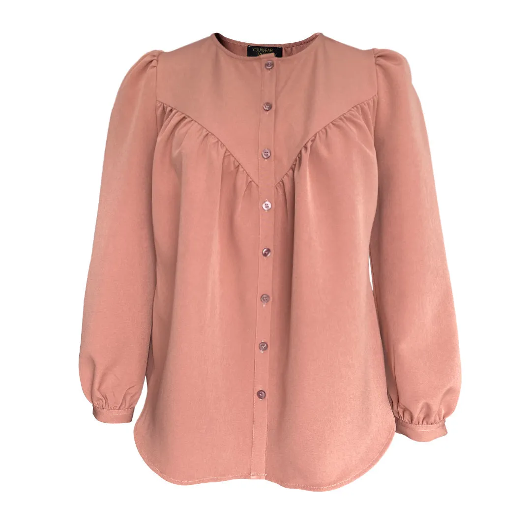 Dareen Blouse - Indian red