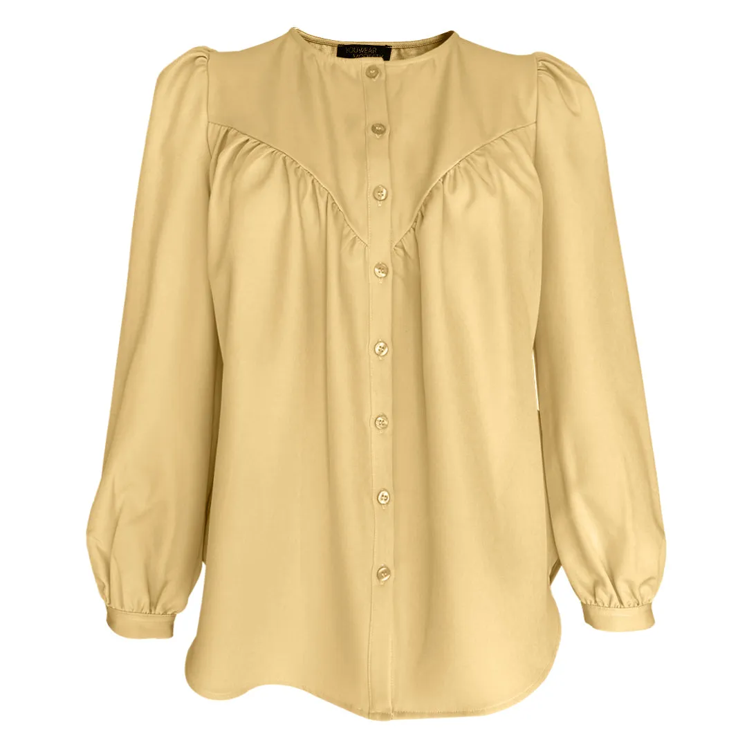 Dareen Blouse - Mustard Yellow