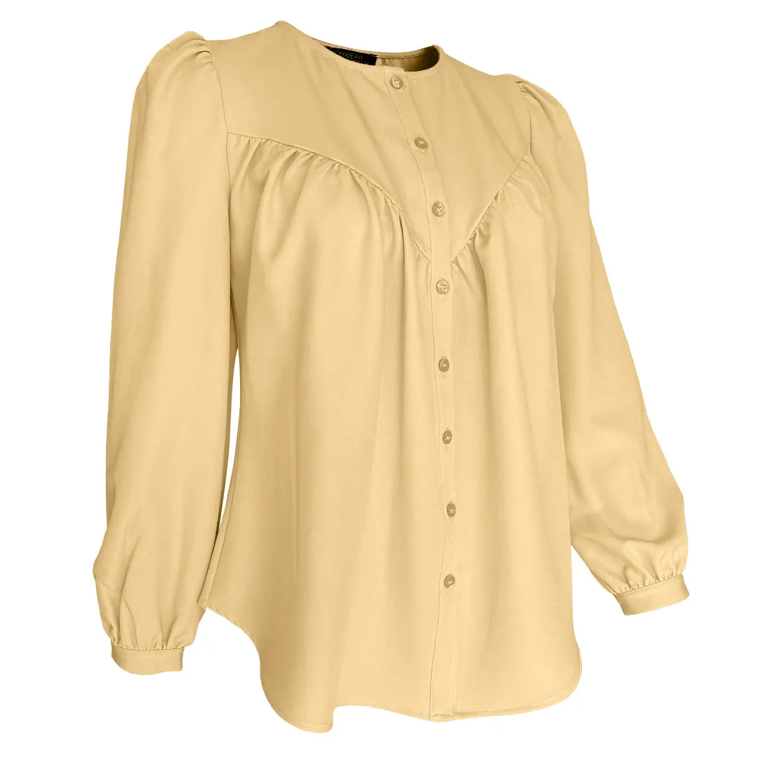 Dareen Blouse - Mustard Yellow