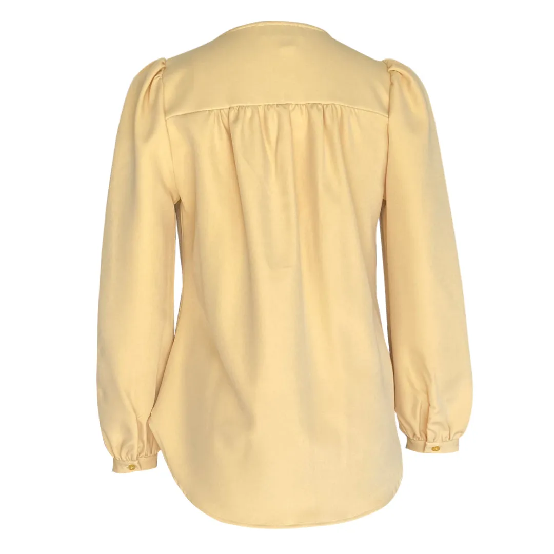 Dareen Blouse - Mustard Yellow