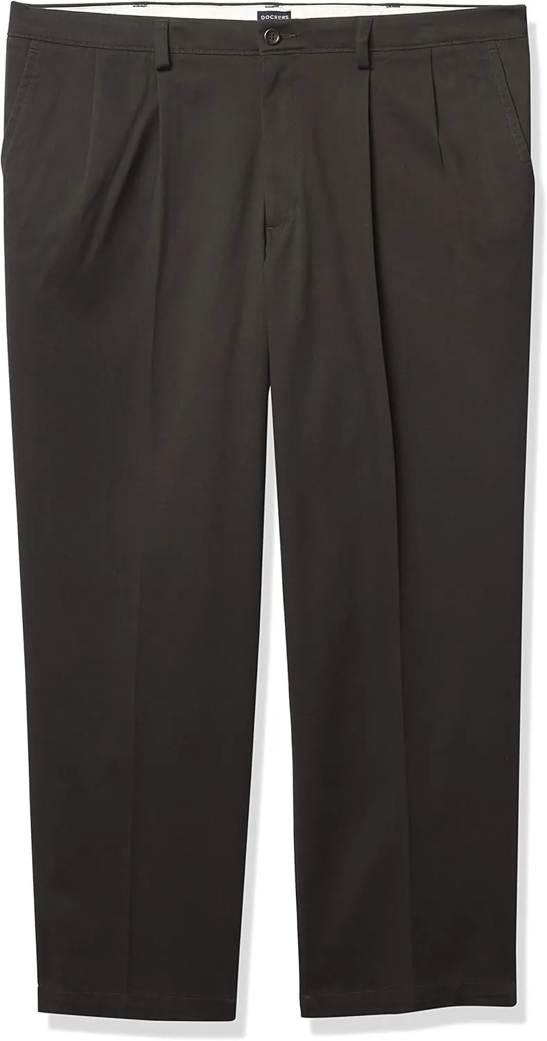 Dockers Men's Classic Fit Easy Khaki Pants - Pleated (Standard and Big & Tall)