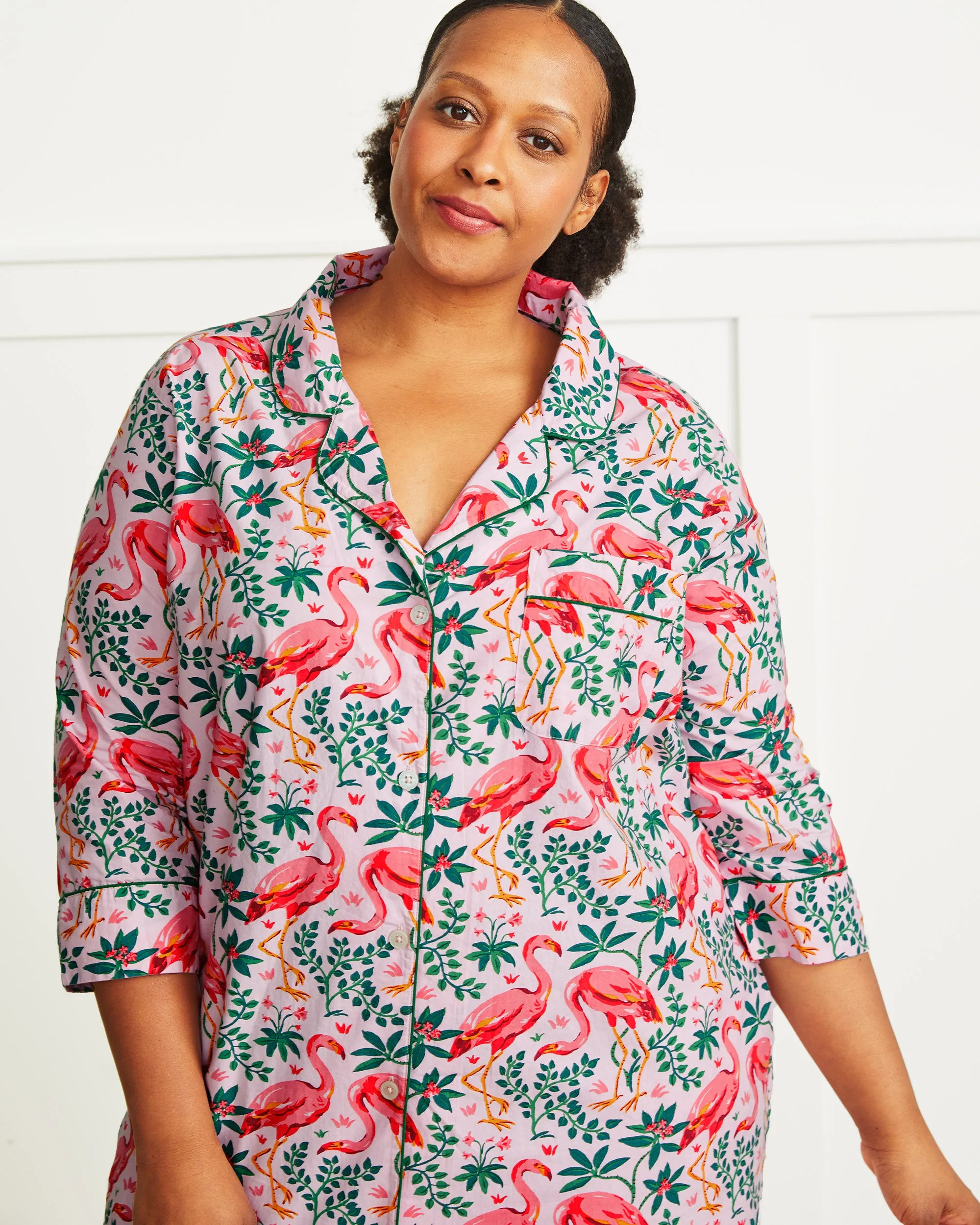 Flock of Flamingos - Sleep Shirt - Rose