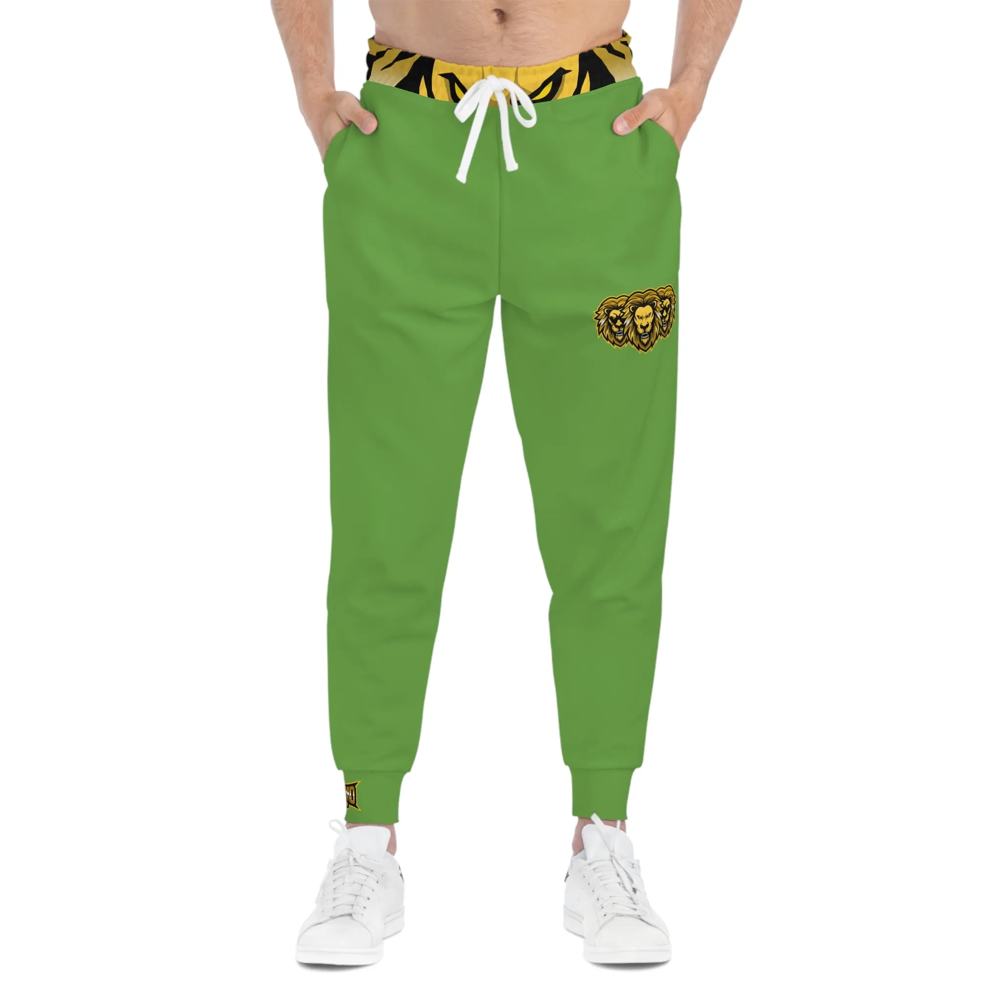 Green "Sun Gold Lion" Athletic Joggers