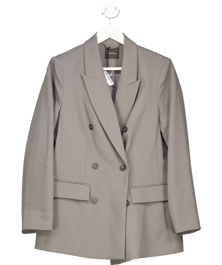 Grey Anthology Double Breasted Blazer UK 14