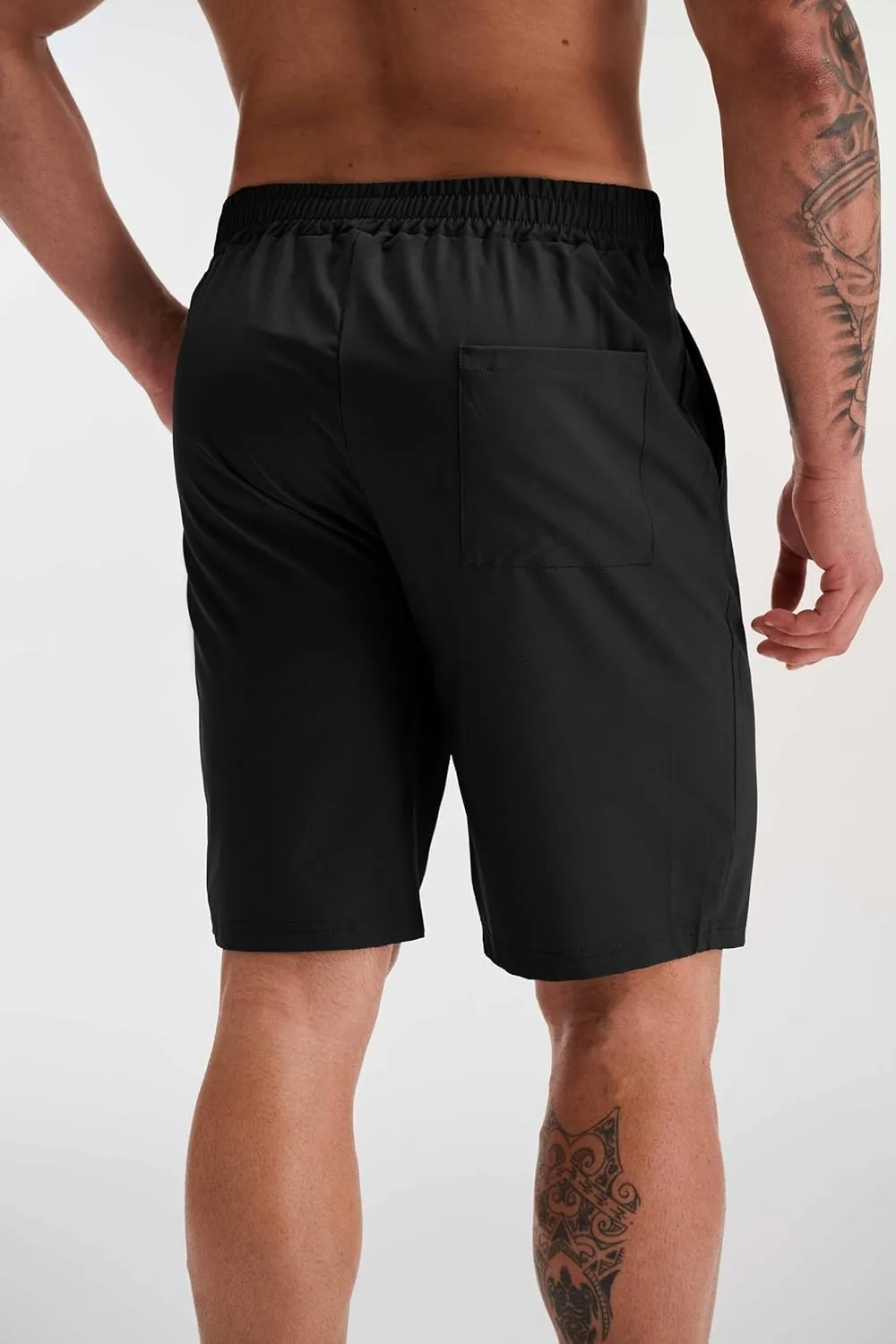 GYM REVOLUTION Men's Workout Running Gym Training Shorts