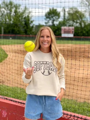 Heather Dust Softball Sweatshirt
