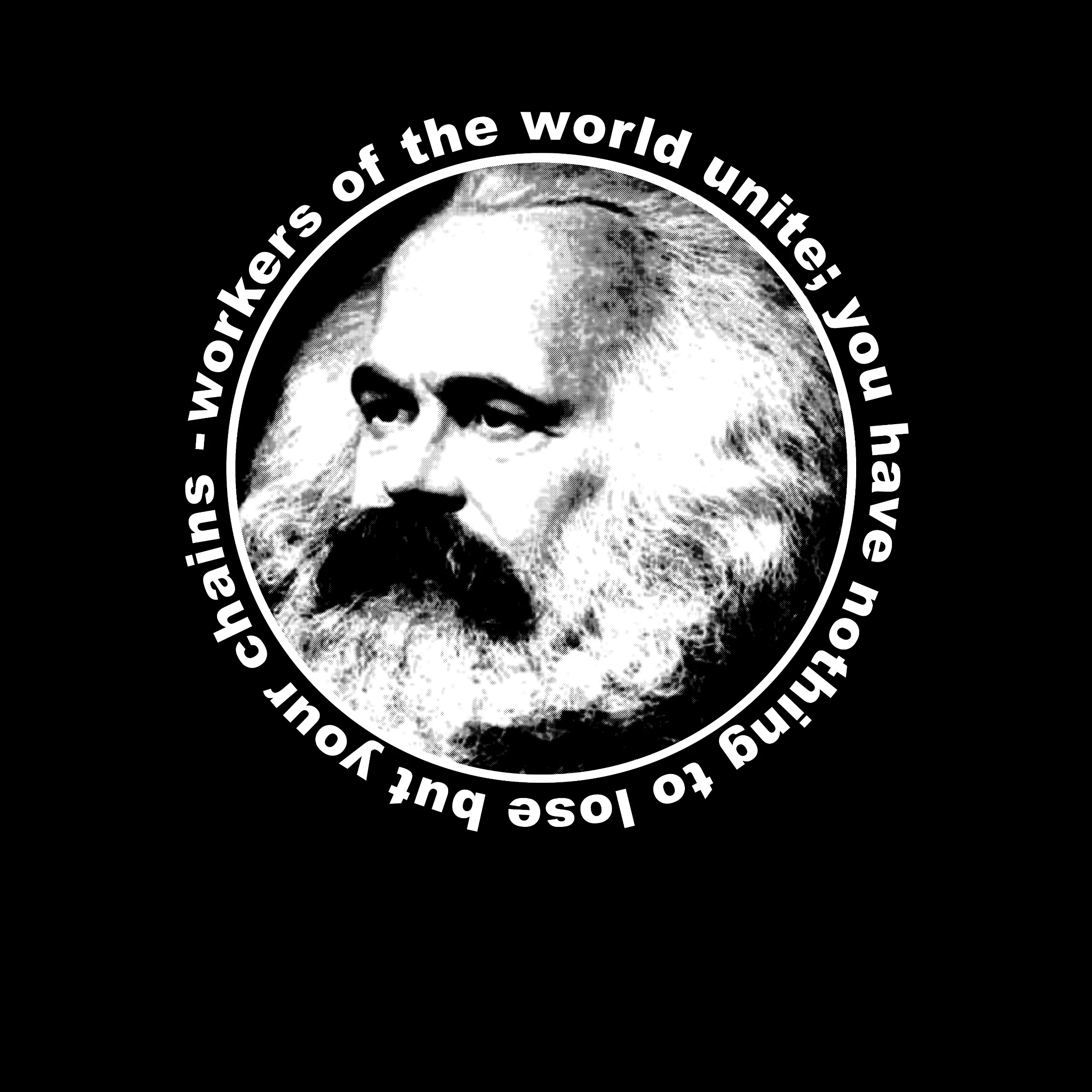 Karl Marx Workers Unite Classic Tee