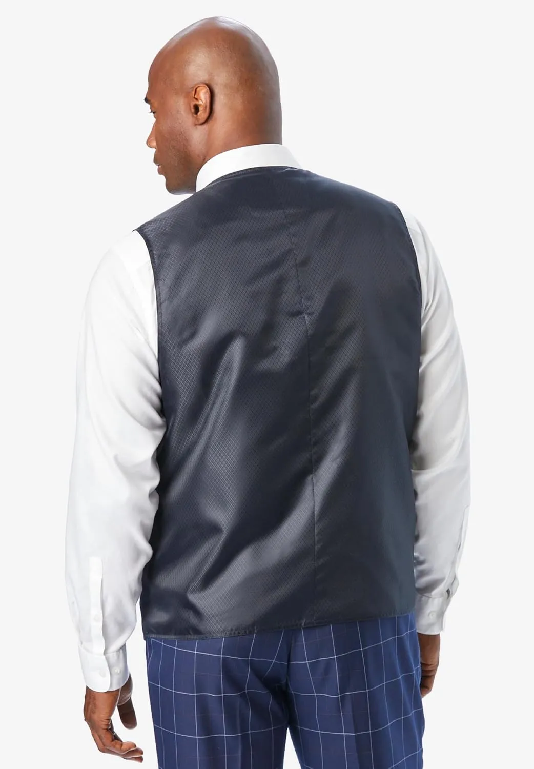 KingSize Men's Big & Tall KS Signature Collection Easy Movement 5-Button Suit Vest
