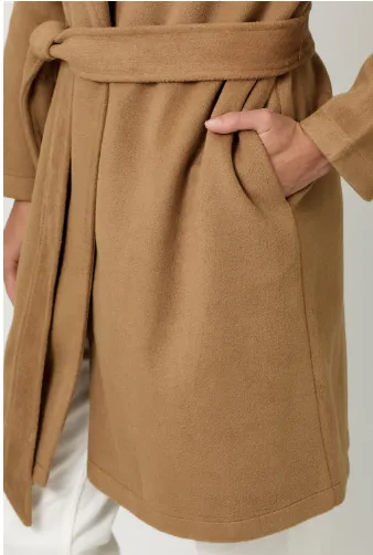 Lapel Collar Robe Coat