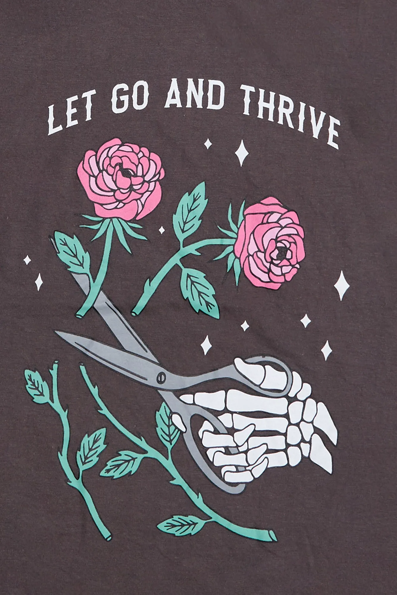 Let Go And Thrive Graphic Relaxed Tee