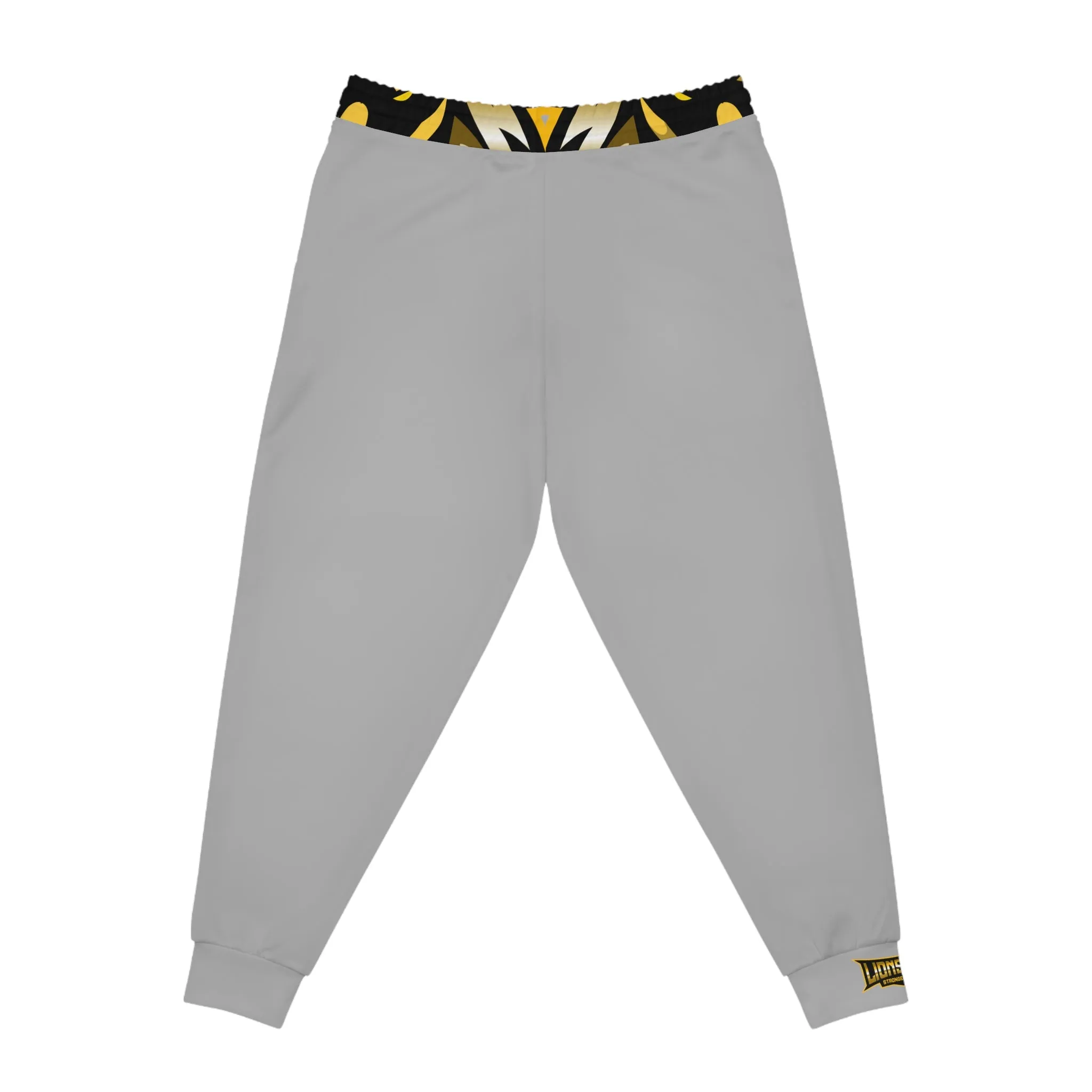 Light grey "Sun Gold Lion" Athletic Joggers