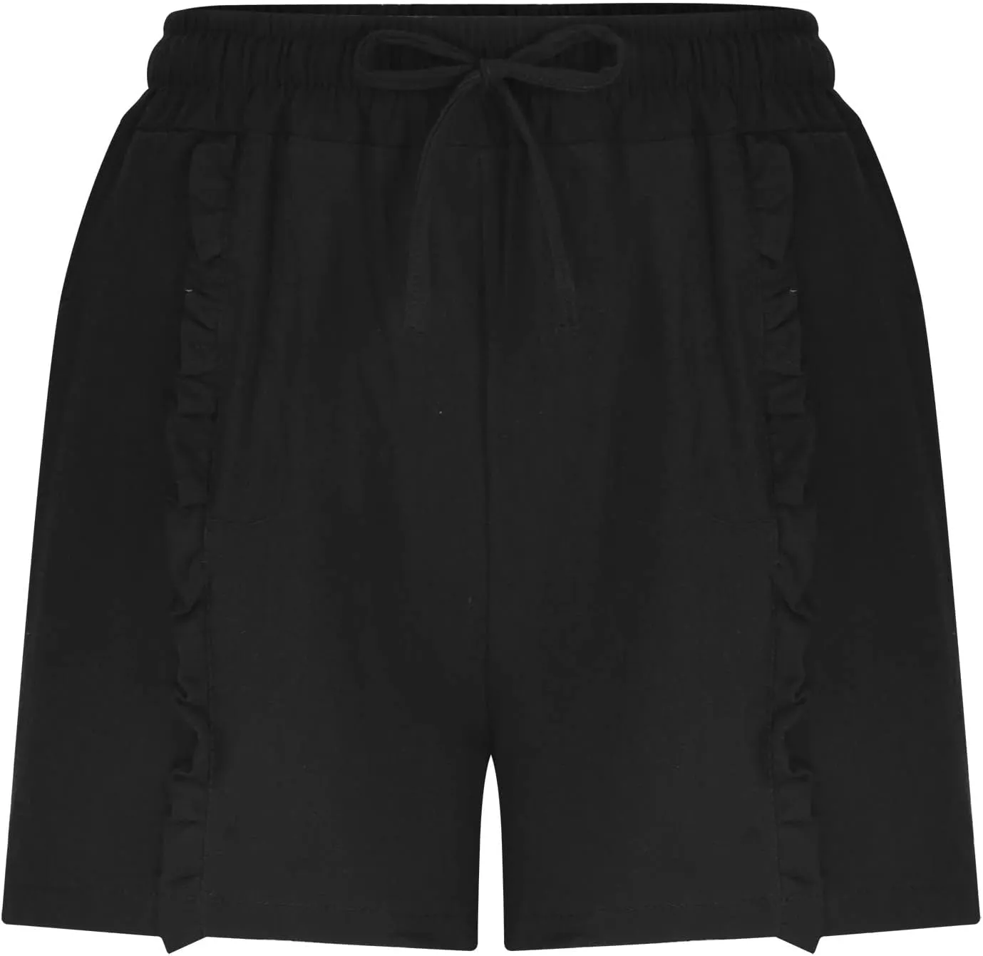 Linen Shorts for Women Casual Wide Leg Short Pants Summer Drawstring Beach Trouser High Waisted Lounge Pant