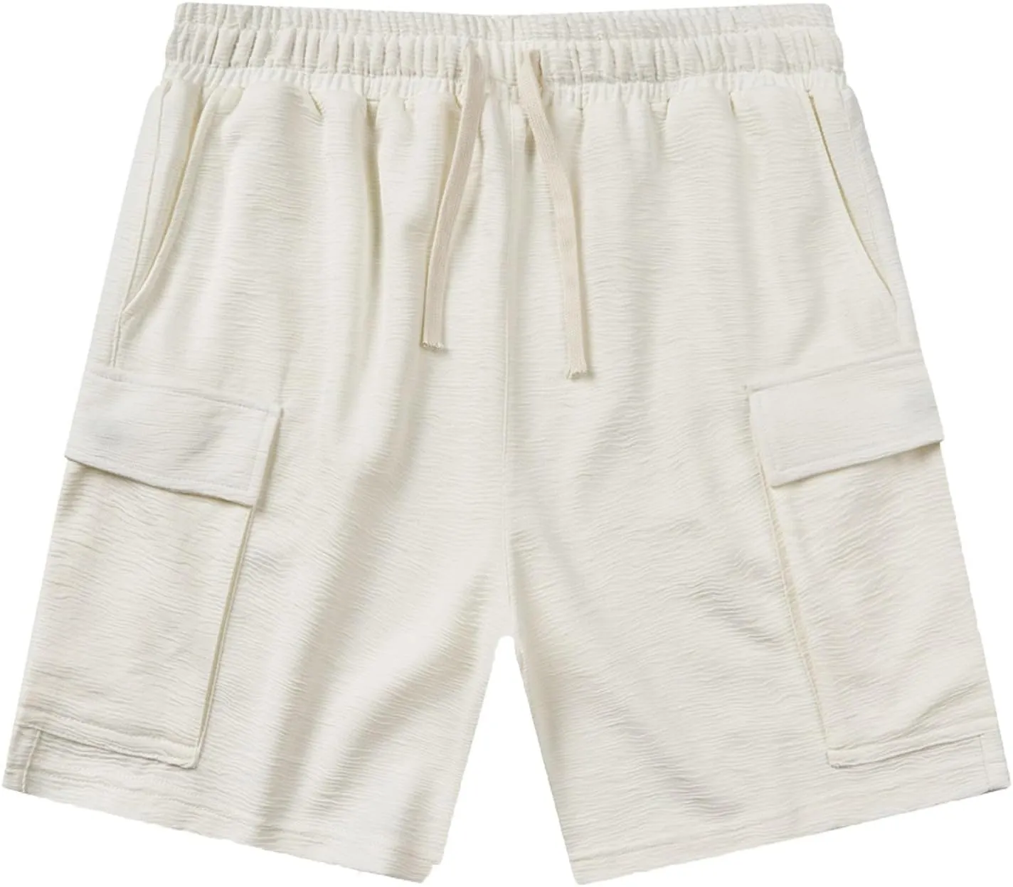 Men Shorts Casual Slim-Fit Elastic Beach Shorts Gym Basketball Lightweight Classic Regular Comfort Activewear Pants