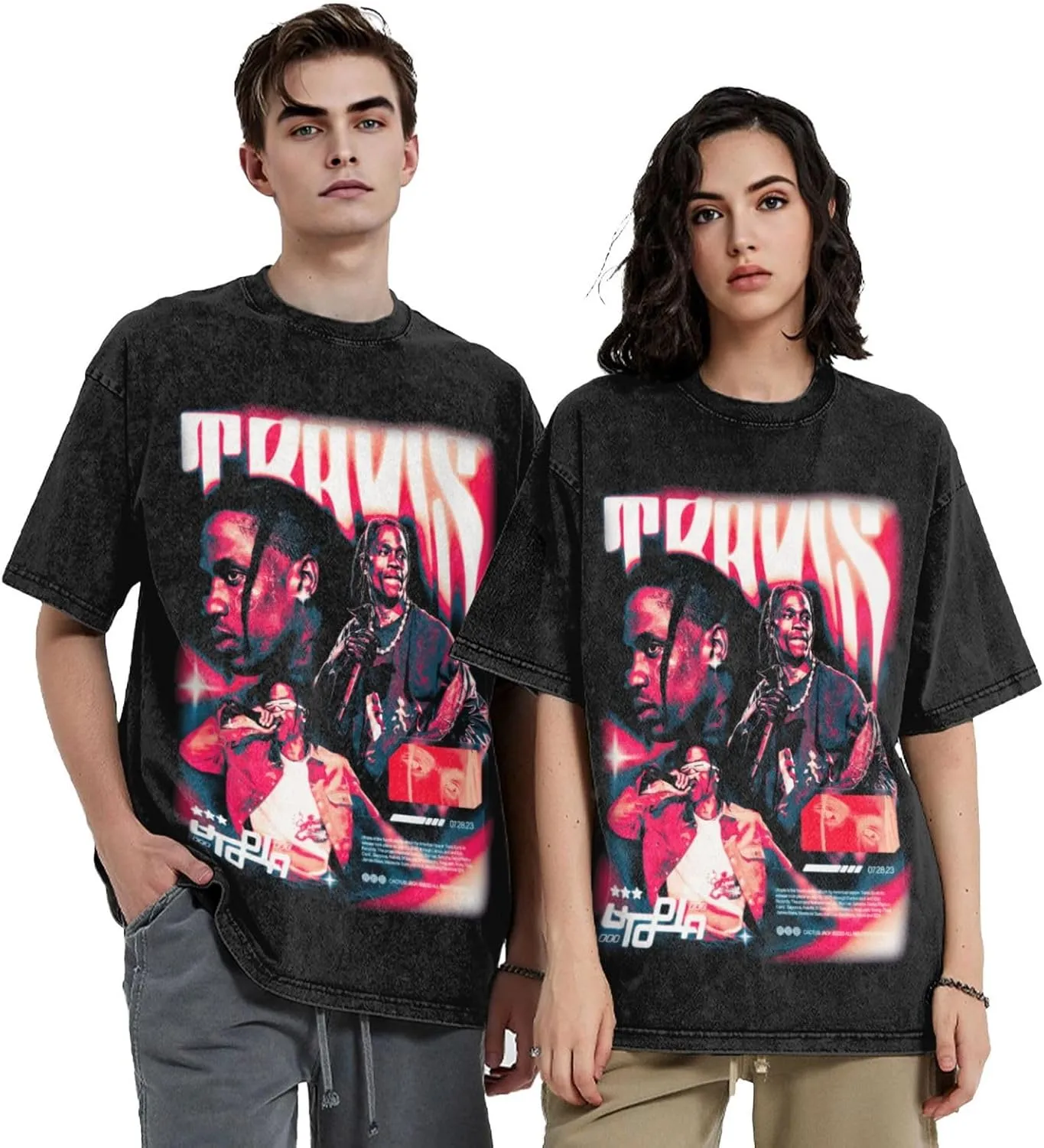 Men Women Unisex Vintage Oversized Crewneck Short Sleeve T-Shirt 3D Printed Funny Graphic Tees Tops