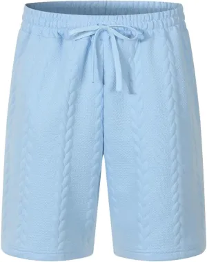 Mens Chino Shorts Stretch Casual Summer Beach Drawstring Elastic Waist Summer Shorts for Vacation Quick Dry SweatShorts