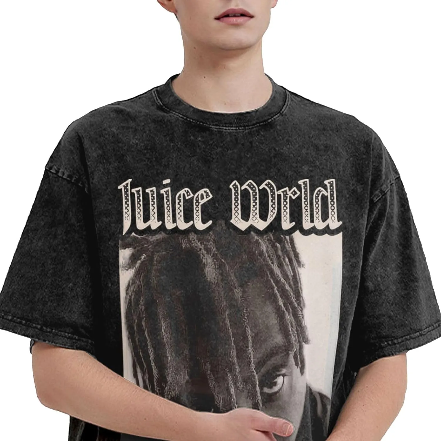 Men's Women's Unisex Vintage Oversized Crewneck Short Sleeve T-Shirt 3D Printed Fashion Graphic Tees Tops