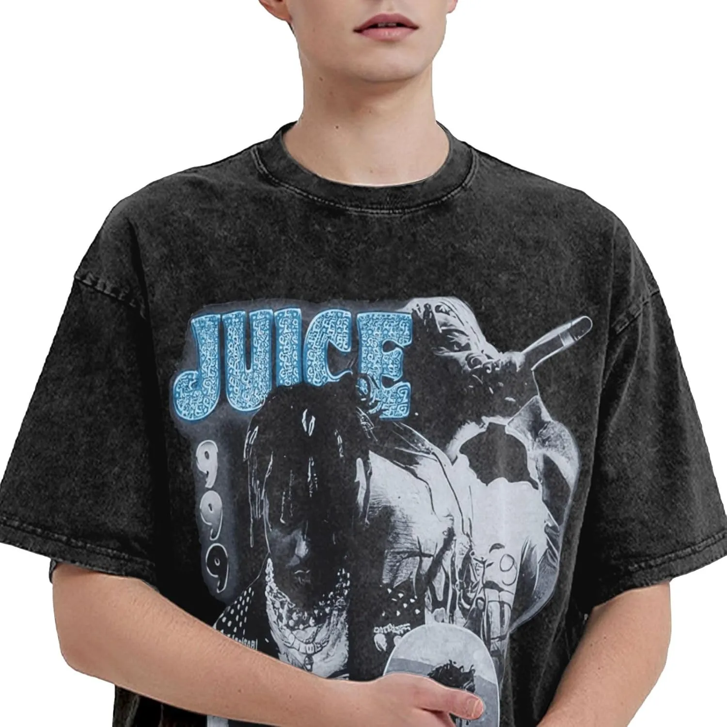 Men's Women's Unisex Vintage Oversized Crewneck Short Sleeve T-Shirt 3D Printed Fashion Graphic Tees Tops