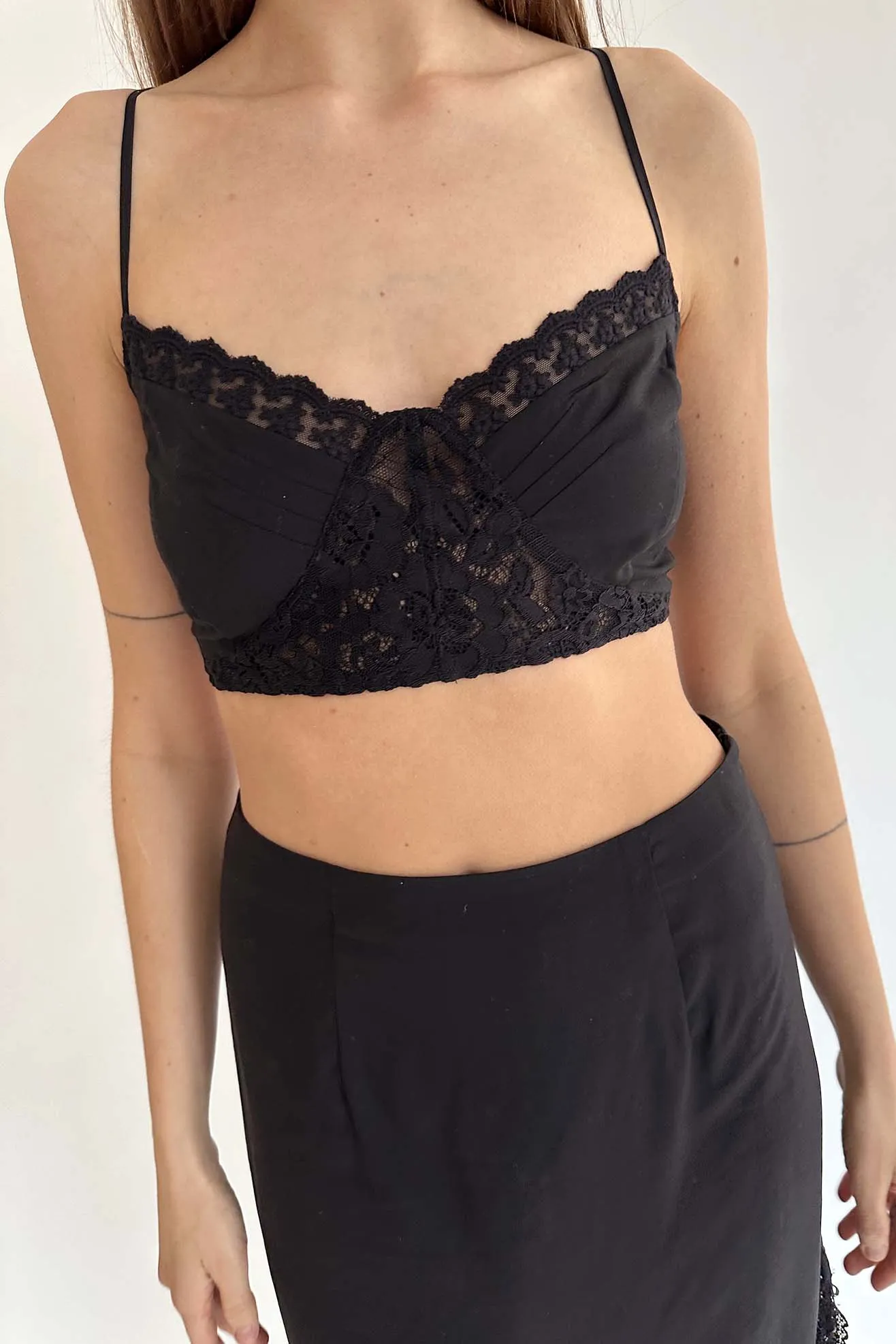 MR. LARKIN, Petite Bralette, Black