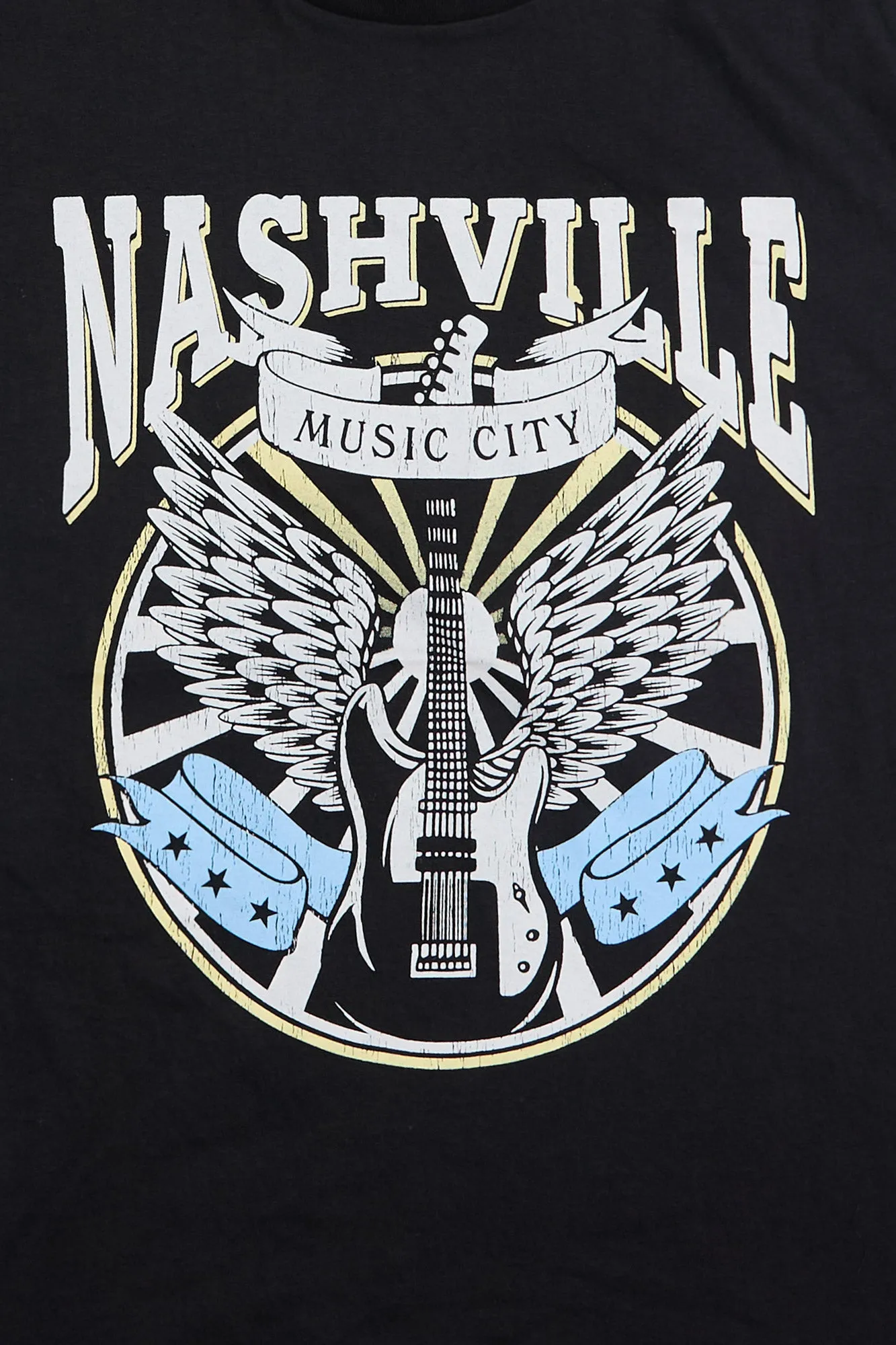 Nashville Music City Graphic Relaxed Tee