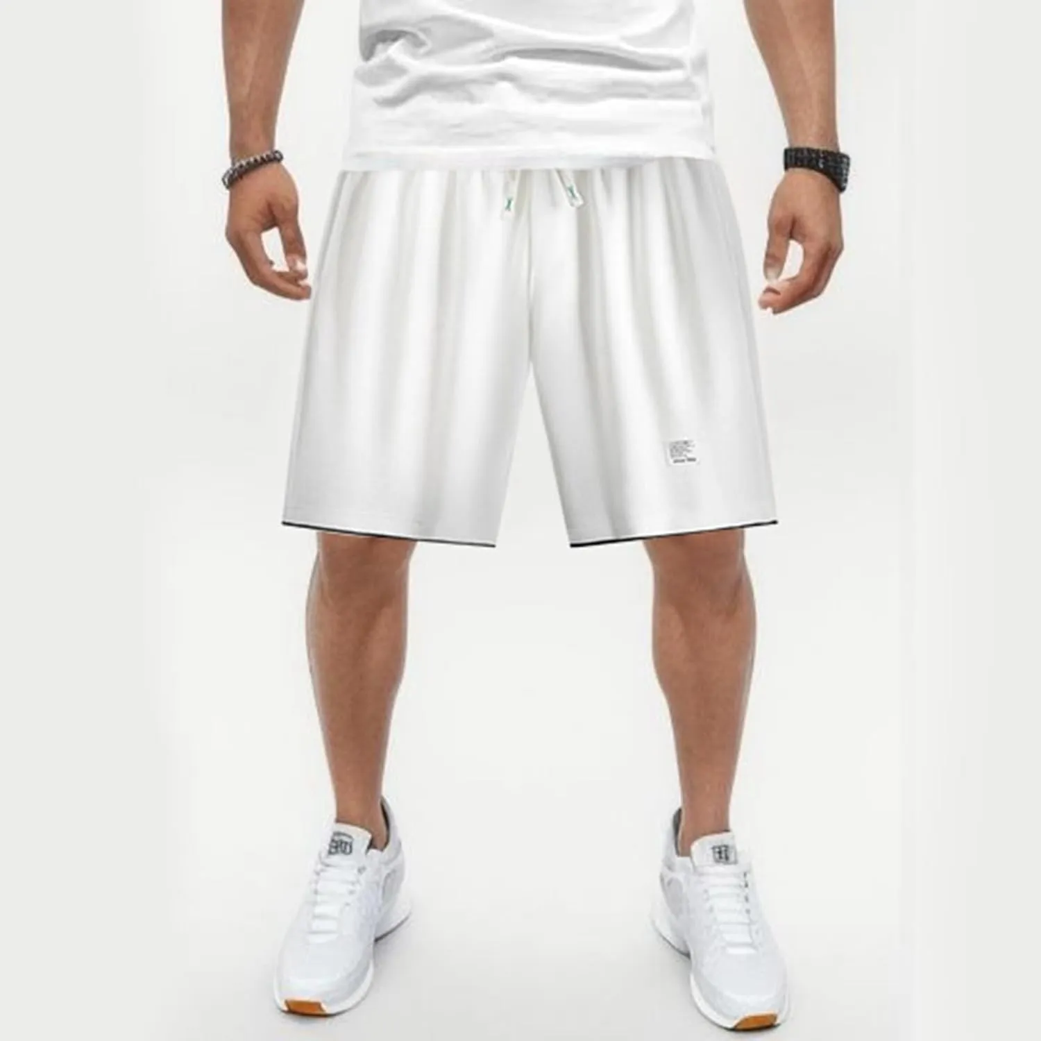 Pajama Shorts Men, Summer Fashion Straight Leg Simple Casual Pants Loose Plus Size Summer Beach Men's Shorts