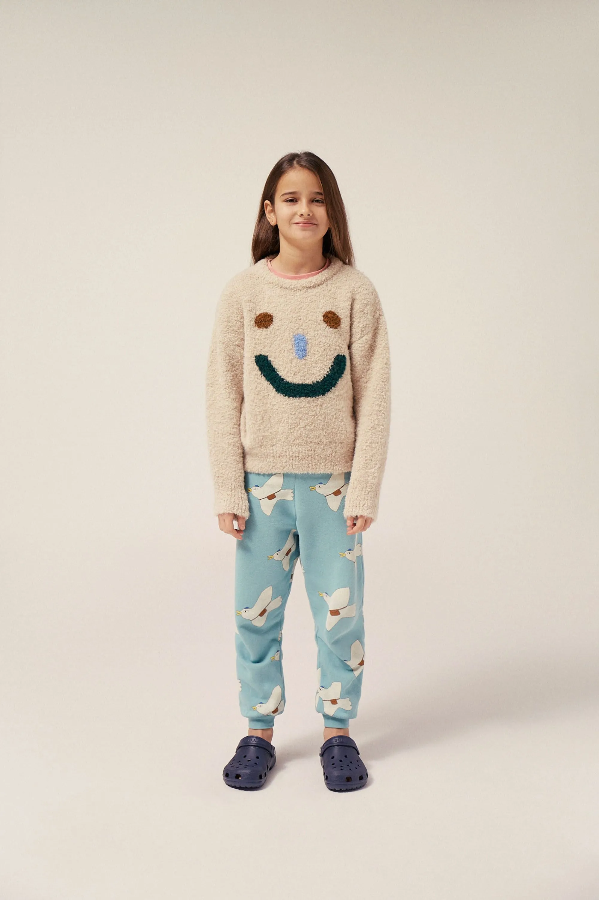 Pigeons Jogging Pants in Light Blue
