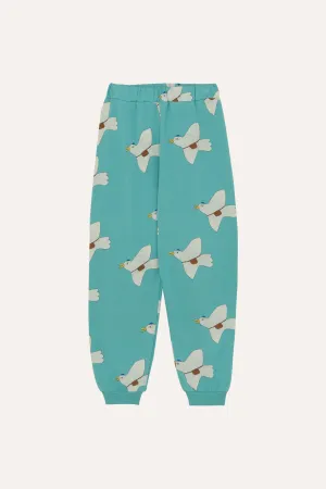 Pigeons Jogging Pants in Light Blue