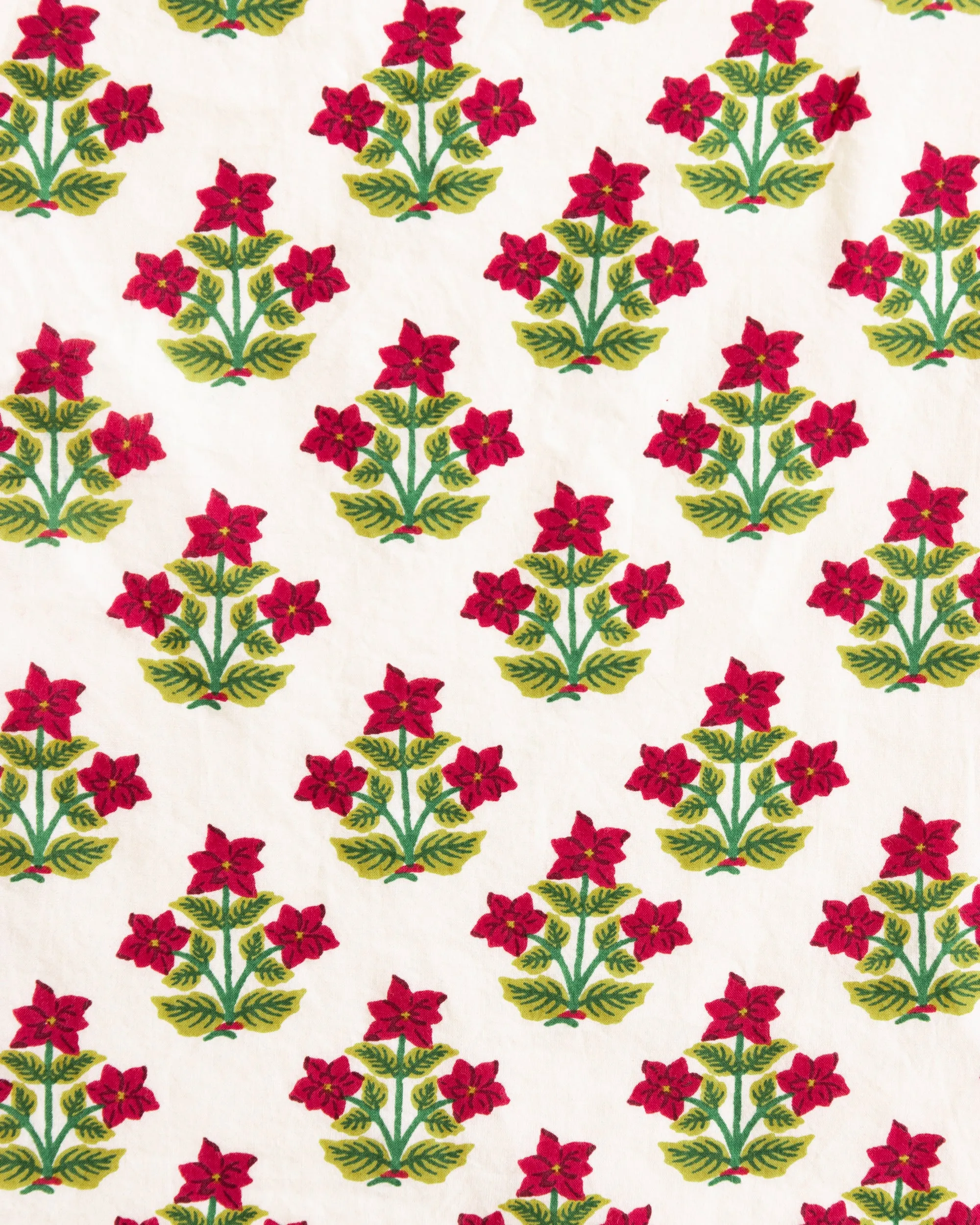 Pretty in Poinsettia - Sleep Shirt - Cream