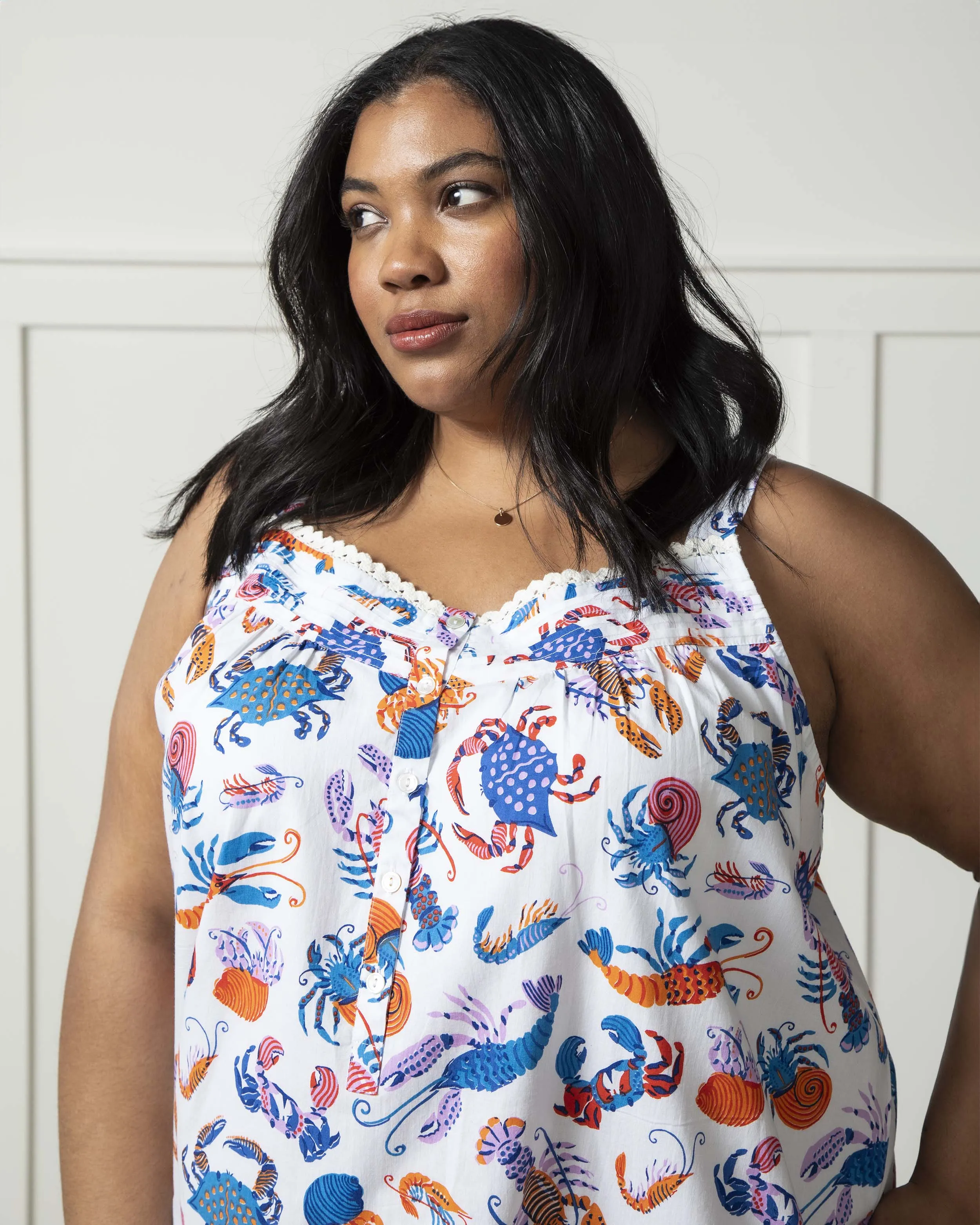 Pretty Pinchers - Back to Bed Nightgown - Cloud