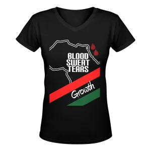RBG Tees Women's Deep V-neck T-shirt (Model T19)