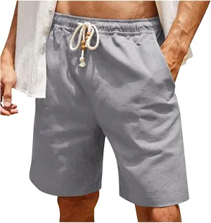 Simple Style Shorts for Men Trending Solid Color Athletic Workout Running Short Pants Trousers Wrinkle Free Shorts