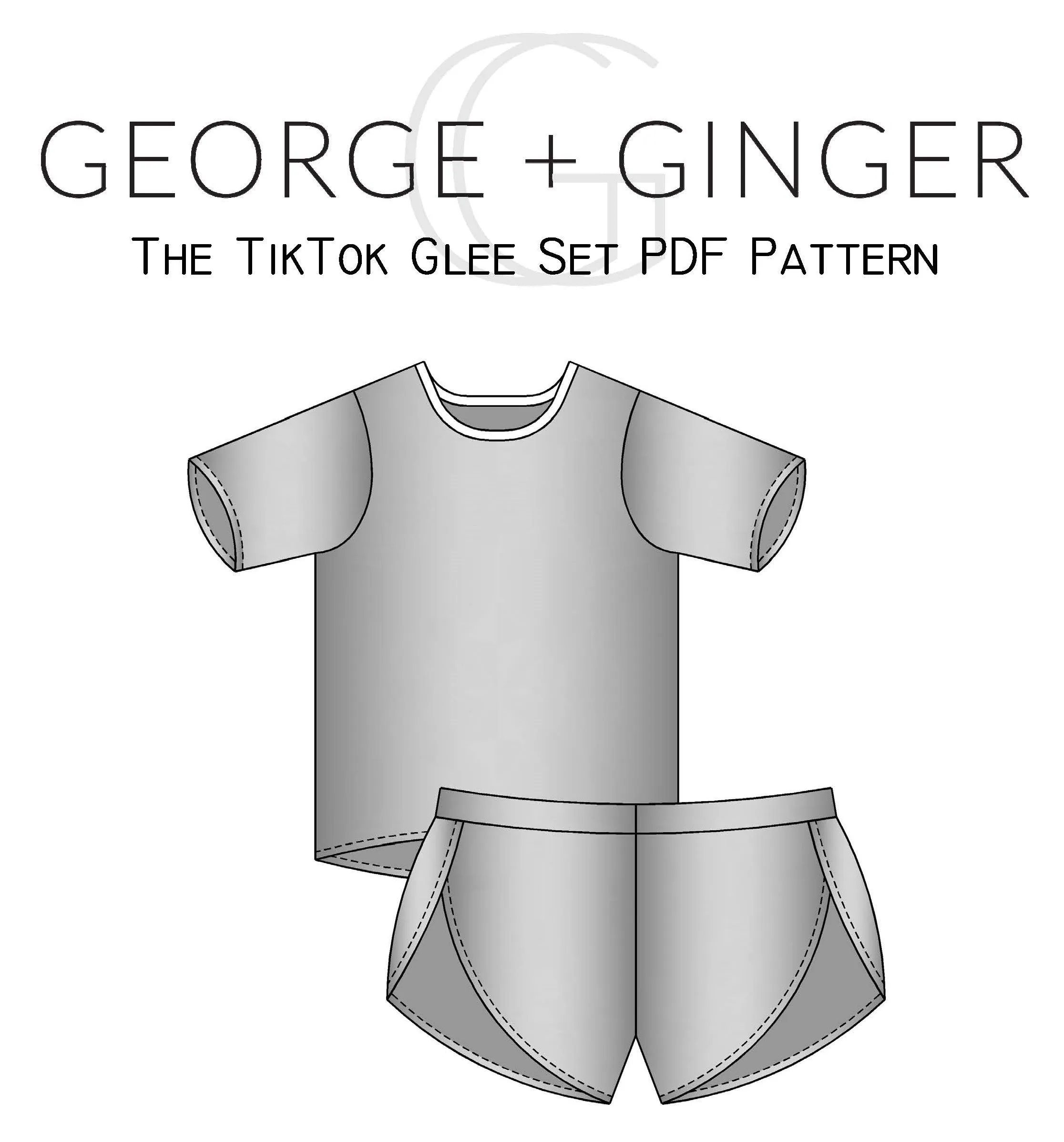 The TikTok Glee Set PDF Sewing Pattern