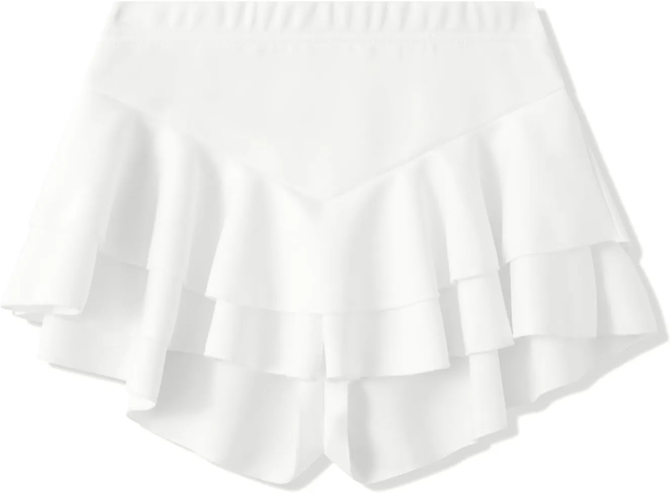 Women Sexy Booty Shorts Ruffle Rave Cheeky Skorts