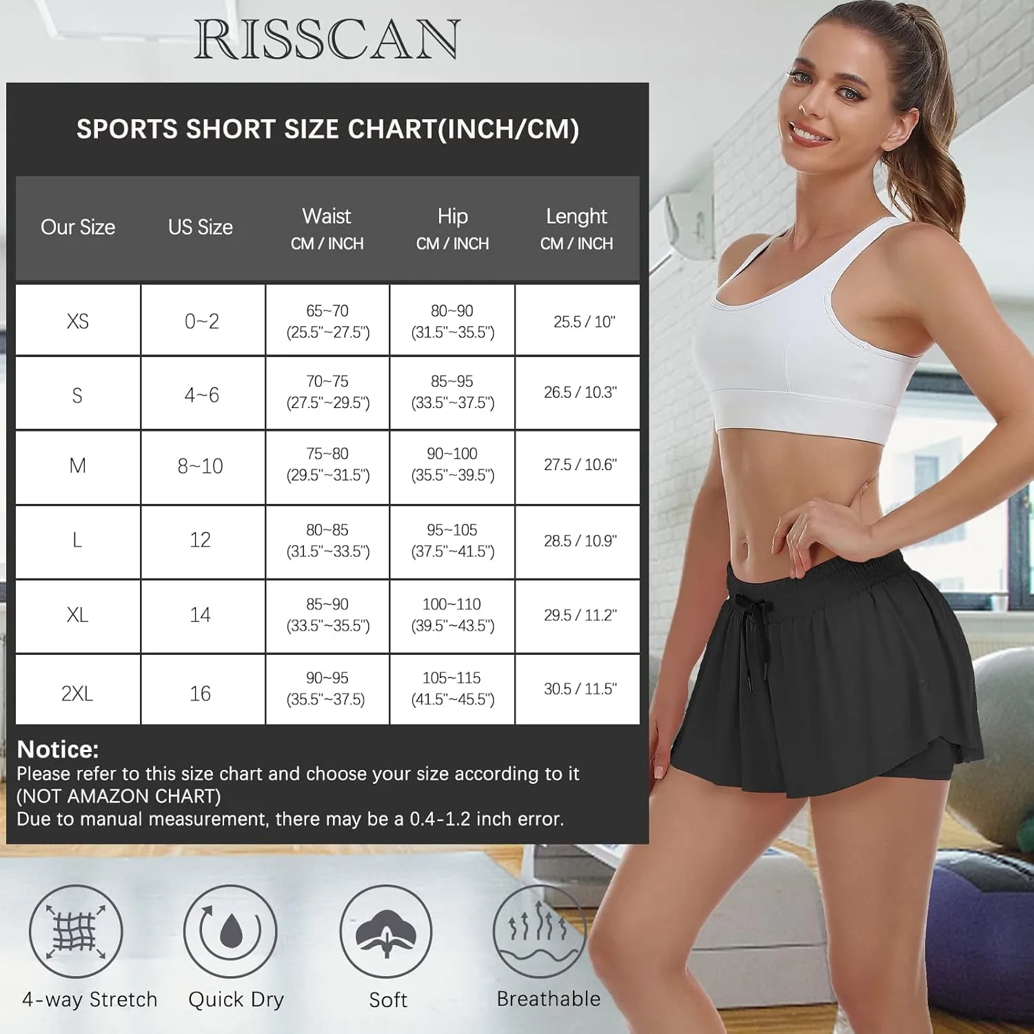 Womens 2 in 1 Flowy Athletic Shorts with Pocket Butterfly Running Workout Shorts Sweat Spandex Lounge Gym Yoga Summer Skirts