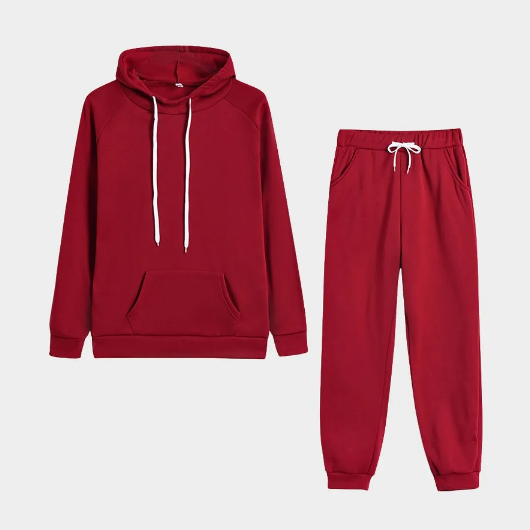 Women's Autumn Winter Tracksuit - Hoodies & Jogging Pants Set, Fleece Sweatshirt Pullover (Multiple Colors)