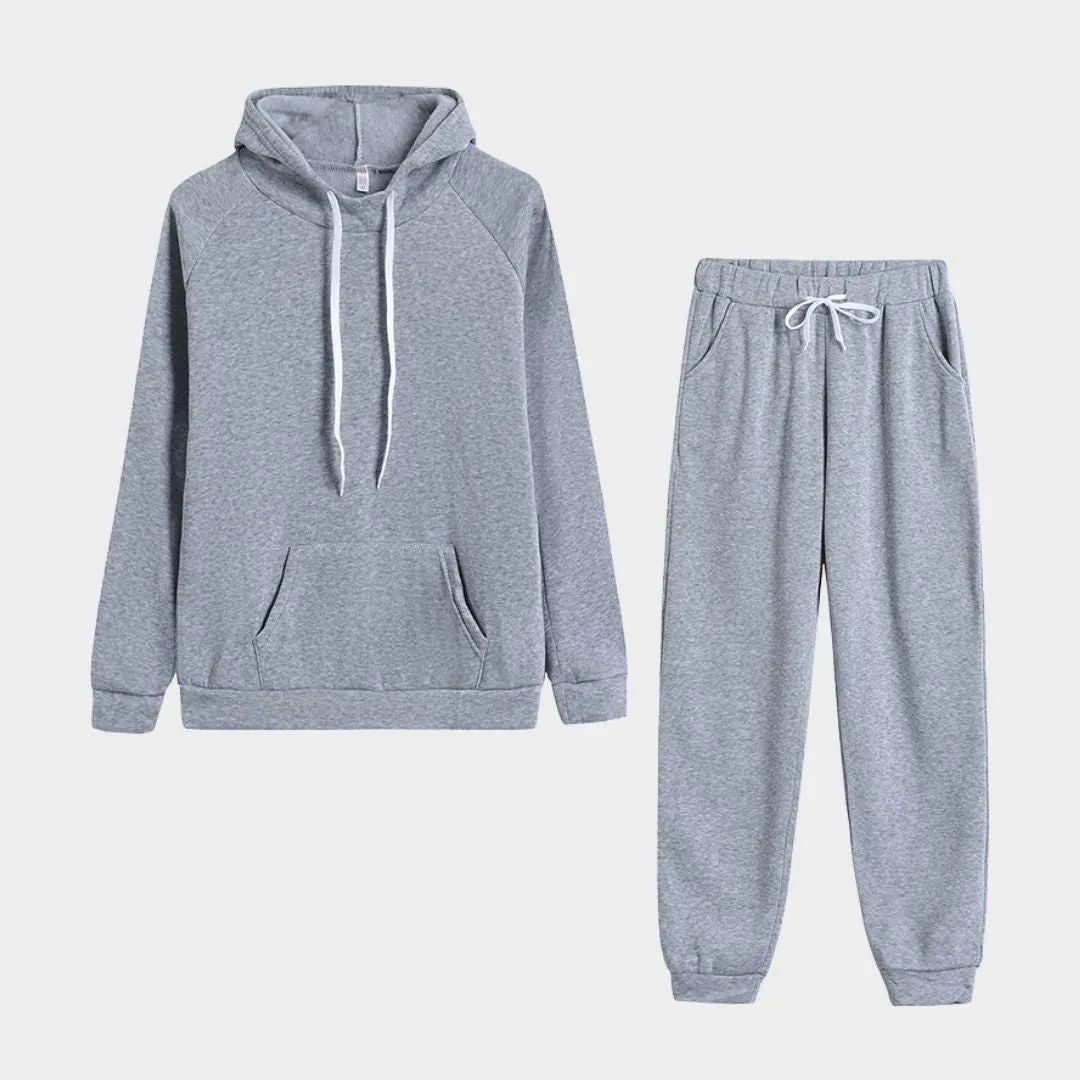 Women's Autumn Winter Tracksuit - Hoodies & Jogging Pants Set, Fleece Sweatshirt Pullover (Multiple Colors)