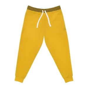 Yellow "Sun Gold Lion" Athletic Joggers (AOP)